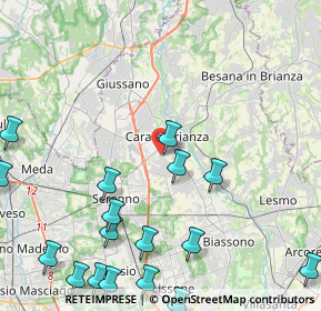 Mappa Via Ovidio, 20841 Carate Brianza MB, Italia (5.88353)