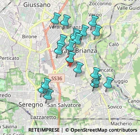 Mappa Via Ovidio, 20841 Carate Brianza MB, Italia (1.5945)