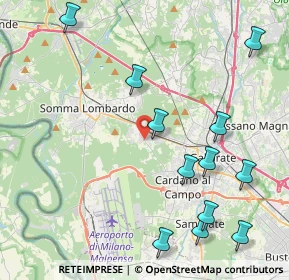 Mappa Via della Serena, 21011 Casorate Sempione VA, Italia (4.99083)