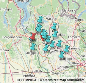 Mappa Via della Serena, 21011 Casorate Sempione VA, Italia (9.00438)