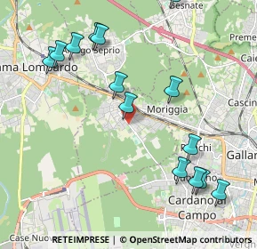 Mappa Via della Serena, 21011 Casorate Sempione VA, Italia (2.36429)