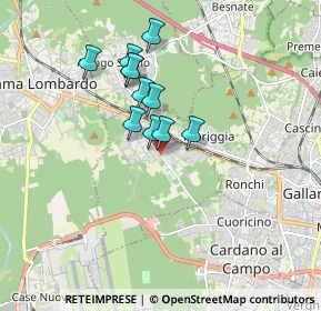 Mappa Via della Serena, 21011 Casorate Sempione VA, Italia (1.33818)