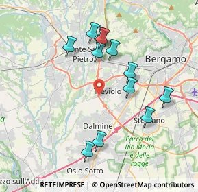 Mappa Salire sula rampa carrabile, 24048 Treviolo BG, Italia (3.69833)