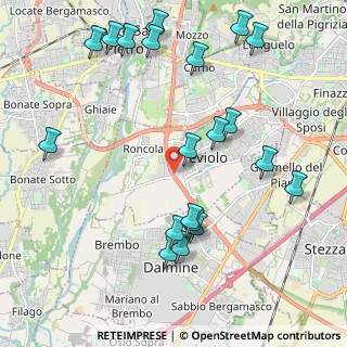 Mappa Salire sula rampa carrabile, 24048 Treviolo BG, Italia (2.4105)