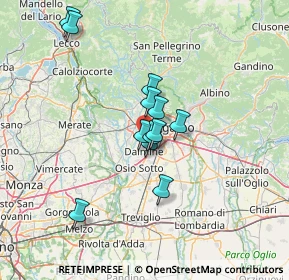 Mappa Salire sula rampa carrabile, 24048 Treviolo BG, Italia (10.53833)