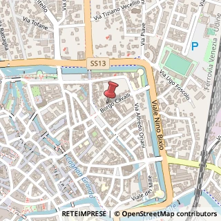 Mappa Borgo Cavalli, 13, 31100 Treviso, Treviso (Veneto)