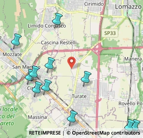 Mappa Via Piatti, 22078 Turate CO, Italia (2.74)
