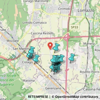 Mappa Via Piatti, 22078 Turate CO, Italia (1.664)