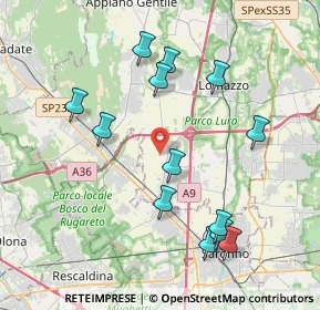 Mappa Via Piatti, 22078 Turate CO, Italia (4.09385)
