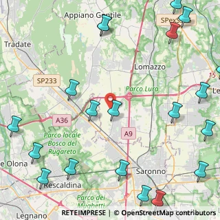 Mappa Via Piatti, 22078 Turate CO, Italia (6.5605)