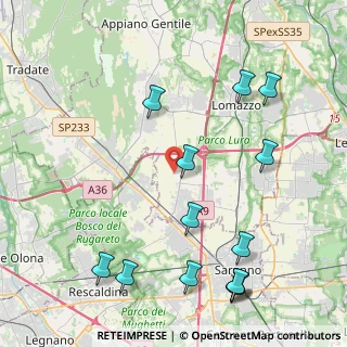 Mappa Via Piatti, 22078 Turate CO, Italia (5.14538)