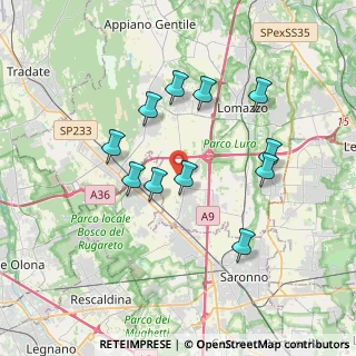 Mappa Via Piatti, 22078 Turate CO, Italia (3.30636)