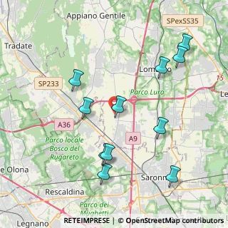 Mappa Via Piatti, 22078 Turate CO, Italia (4.29364)