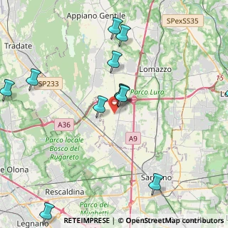 Mappa Via Piatti, 22078 Turate CO, Italia (4.7425)