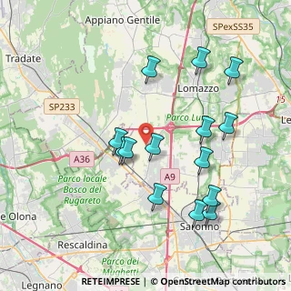 Mappa Via Piatti, 22078 Turate CO, Italia (3.83286)