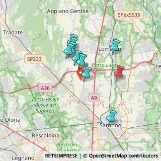 Mappa Via Piatti, 22078 Turate CO, Italia (2.74727)