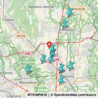 Mappa Via Piatti, 22078 Turate CO, Italia (4.14182)