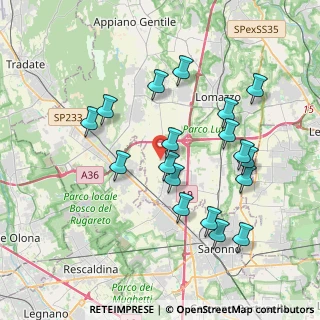 Mappa Via Piatti, 22078 Turate CO, Italia (3.76944)