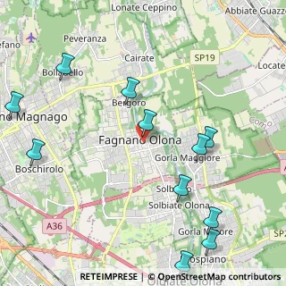 Mappa Piazza San Gaudenzio, 21054 Fagnano Olona VA, Italia (2.63727)