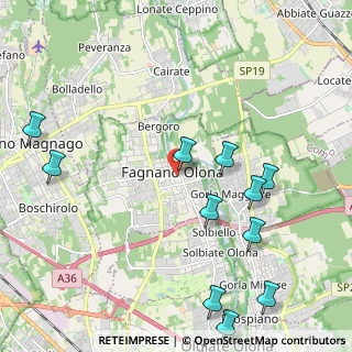 Mappa Via Antonio Rosmini, 21054 Fagnano Olona VA, Italia (2.54273)