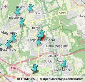 Mappa Piazza San Gaudenzio, 21054 Fagnano Olona VA, Italia (2.68933)