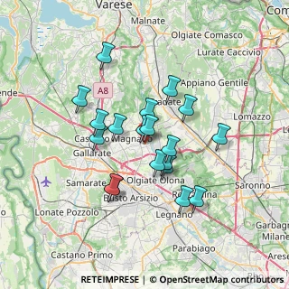Mappa Piazza San Gaudenzio, 21054 Fagnano Olona VA, Italia (5.75158)