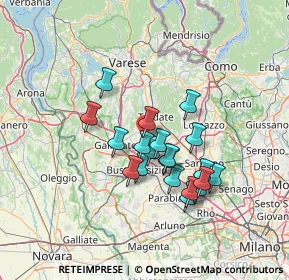Mappa Piazza San Gaudenzio, 21054 Fagnano Olona VA, Italia (11.164)