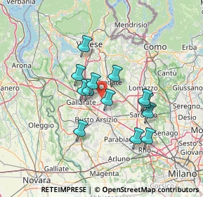 Mappa Piazza San Gaudenzio, 21054 Fagnano Olona VA, Italia (10.91769)