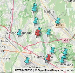 Mappa Piazza San Gaudenzio, 21054 Fagnano Olona VA, Italia (4.48867)