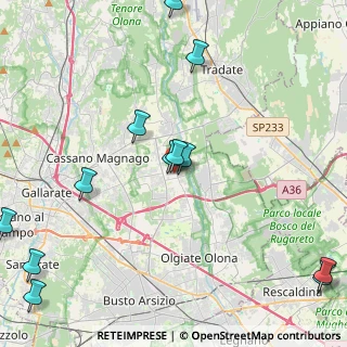 Mappa Piazza San Gaudenzio, 21054 Fagnano Olona VA, Italia (5.605)