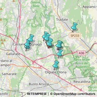 Mappa Piazza San Gaudenzio, 21054 Fagnano Olona VA, Italia (2.435)