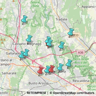 Mappa Via Antonio Rosmini, 21054 Fagnano Olona VA, Italia (3.97385)