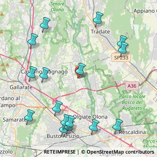 Mappa Piazza San Gaudenzio, 21054 Fagnano Olona VA, Italia (5.56438)