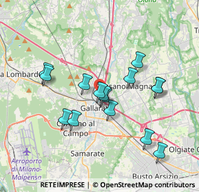 Mappa Via Raffaello Sanzio, 21013 Gallarate VA, Italia (3.25133)