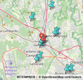 Mappa Via Raffaello Sanzio, 21013 Gallarate VA, Italia (3.59)