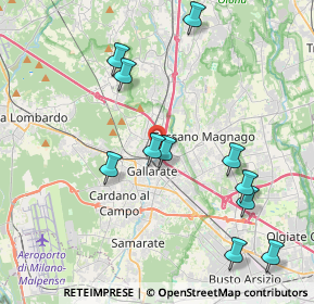 Mappa Via Raffaello Sanzio, 21013 Gallarate VA, Italia (4.29364)