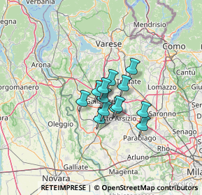 Mappa Via Raffaello Sanzio, 21013 Gallarate VA, Italia (7.47077)