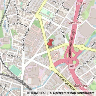 Mappa Via Raffaello Sanzio, 8, 21013 Gallarate, Varese (Lombardia)