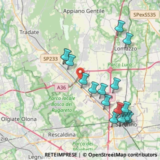 Mappa Via King Martin Luther, 21040 Cislago VA, Italia (4.40688)
