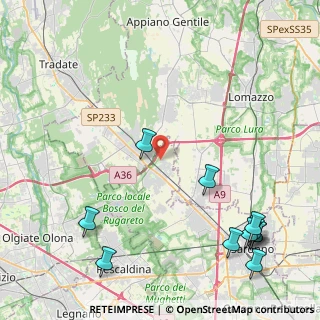 Mappa Via King Martin Luther, 21040 Cislago VA, Italia (5.90364)