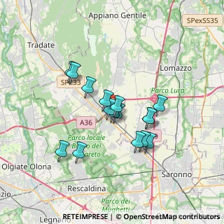 Mappa Via King Martin Luther, 21040 Cislago VA, Italia (2.81625)