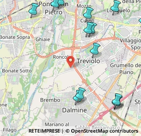 Mappa Via del Commercio, 24048 Treviolo BG, Italia (2.85071)