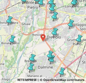 Mappa Via del Commercio, 24048 Treviolo BG, Italia (3.0735)