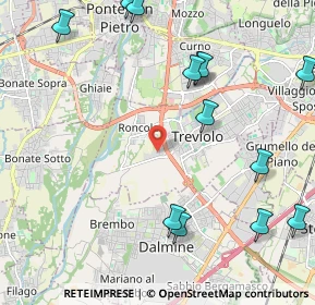 Mappa Via del Commercio, 24048 Treviolo BG, Italia (2.67462)