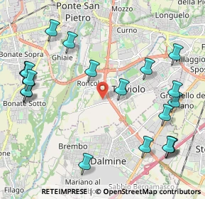 Mappa Via del Commercio, 24048 Treviolo BG, Italia (2.6115)