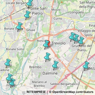 Mappa Via del Commercio, 24048 Treviolo BG, Italia (3.01692)