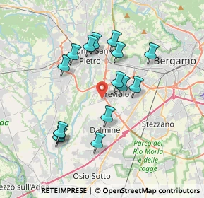 Mappa Via del Commercio, 24048 Treviolo BG, Italia (3.352)