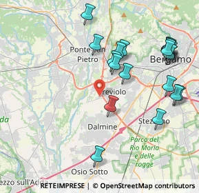 Mappa Via del Commercio, 24048 Treviolo BG, Italia (4.4935)