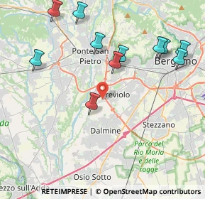 Mappa Via del Commercio, 24048 Treviolo BG, Italia (4.60818)