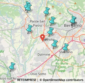 Mappa Via del Commercio, 24048 Treviolo BG, Italia (4.62364)